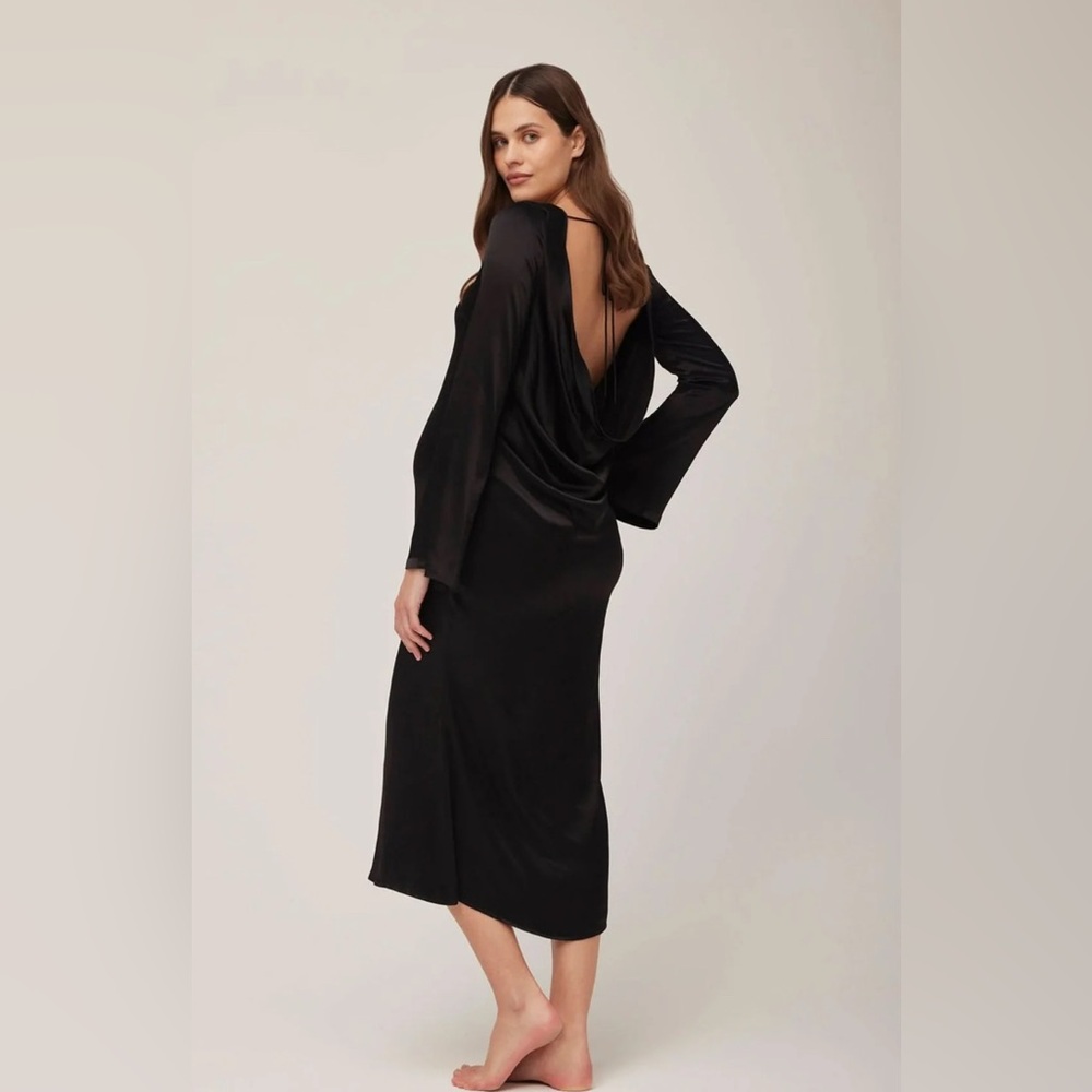 Backless Bell Sleeve Maternity Gown by Bumpsuit size S NWT